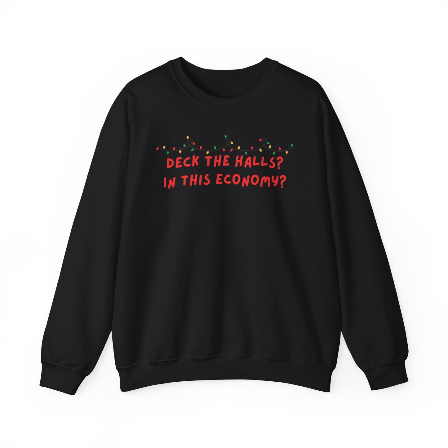 Deck The Halls printed sweatshirt - Tired Girl Apparel