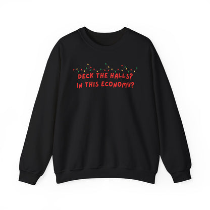 Deck The Halls printed sweatshirt - Tired Girl Apparel