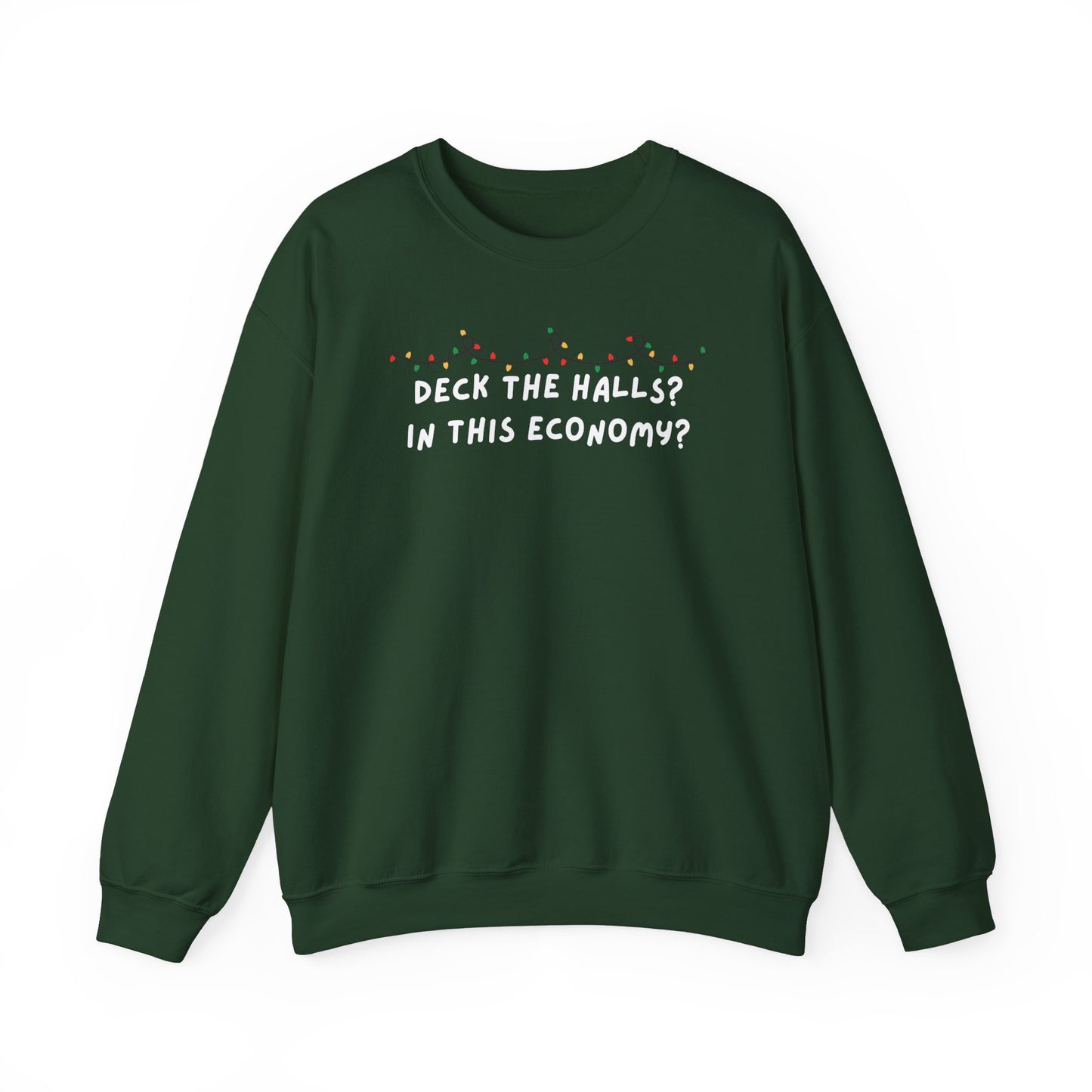 Deck The Halls printed sweatshirt - Tired Girl Apparel