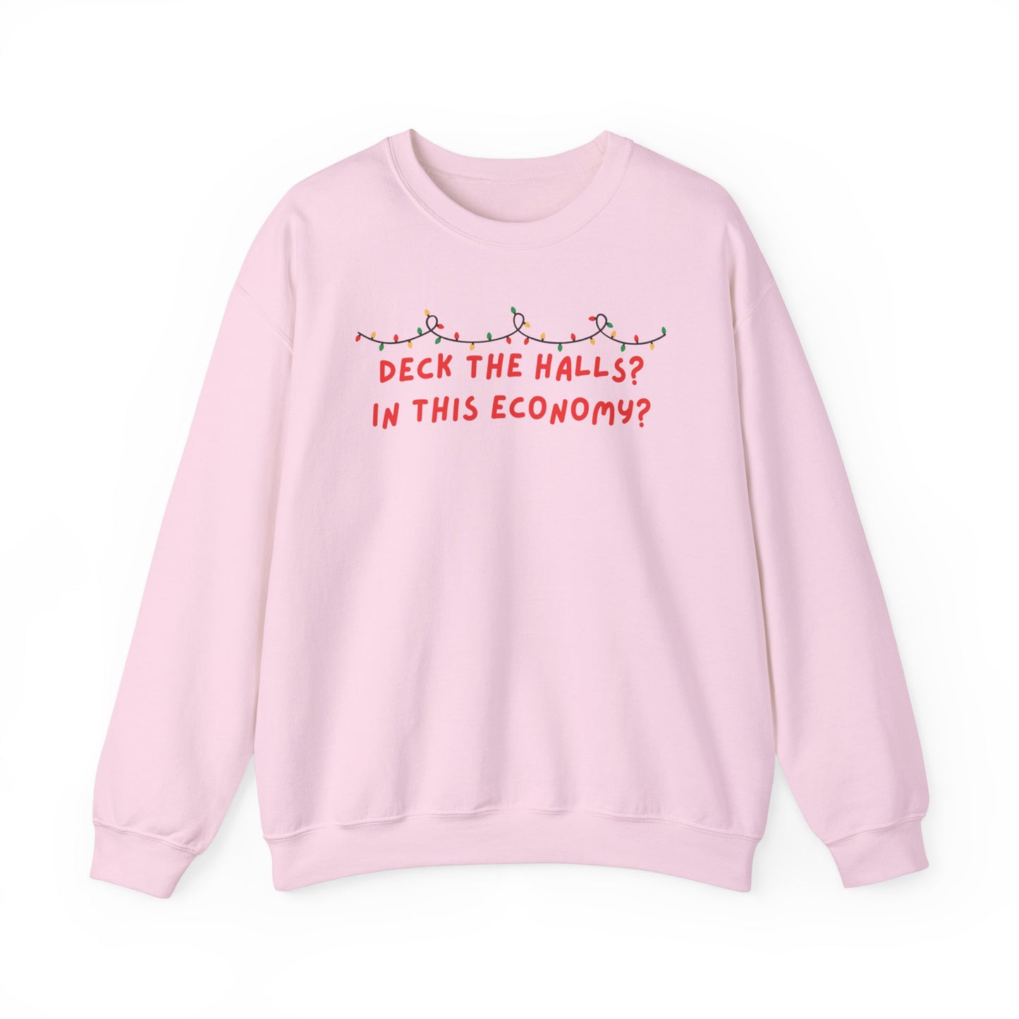 Deck The Halls printed sweatshirt - Tired Girl Apparel