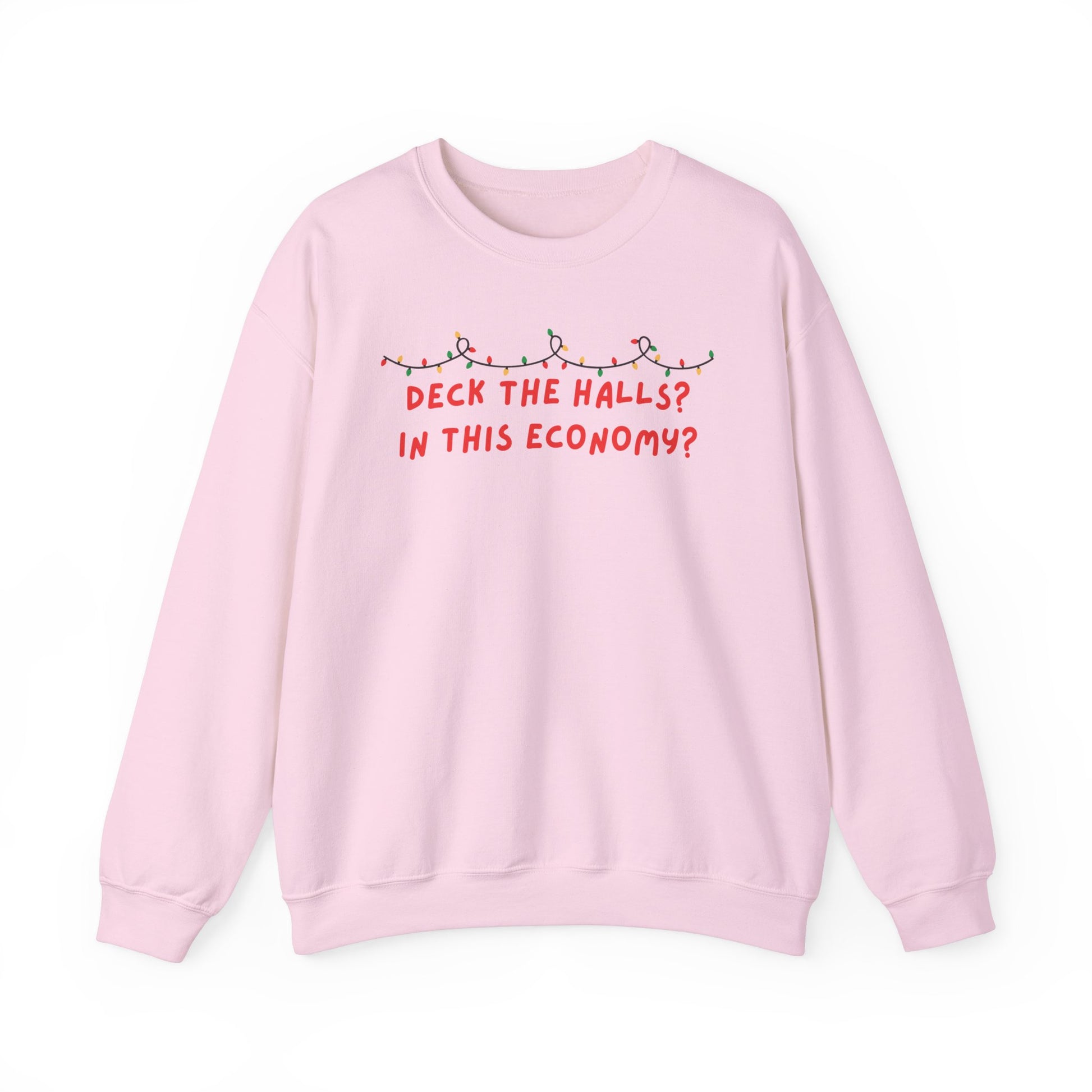 Deck The Halls printed sweatshirt - Tired Girl Apparel