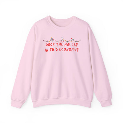 Deck The Halls printed sweatshirt - Tired Girl Apparel