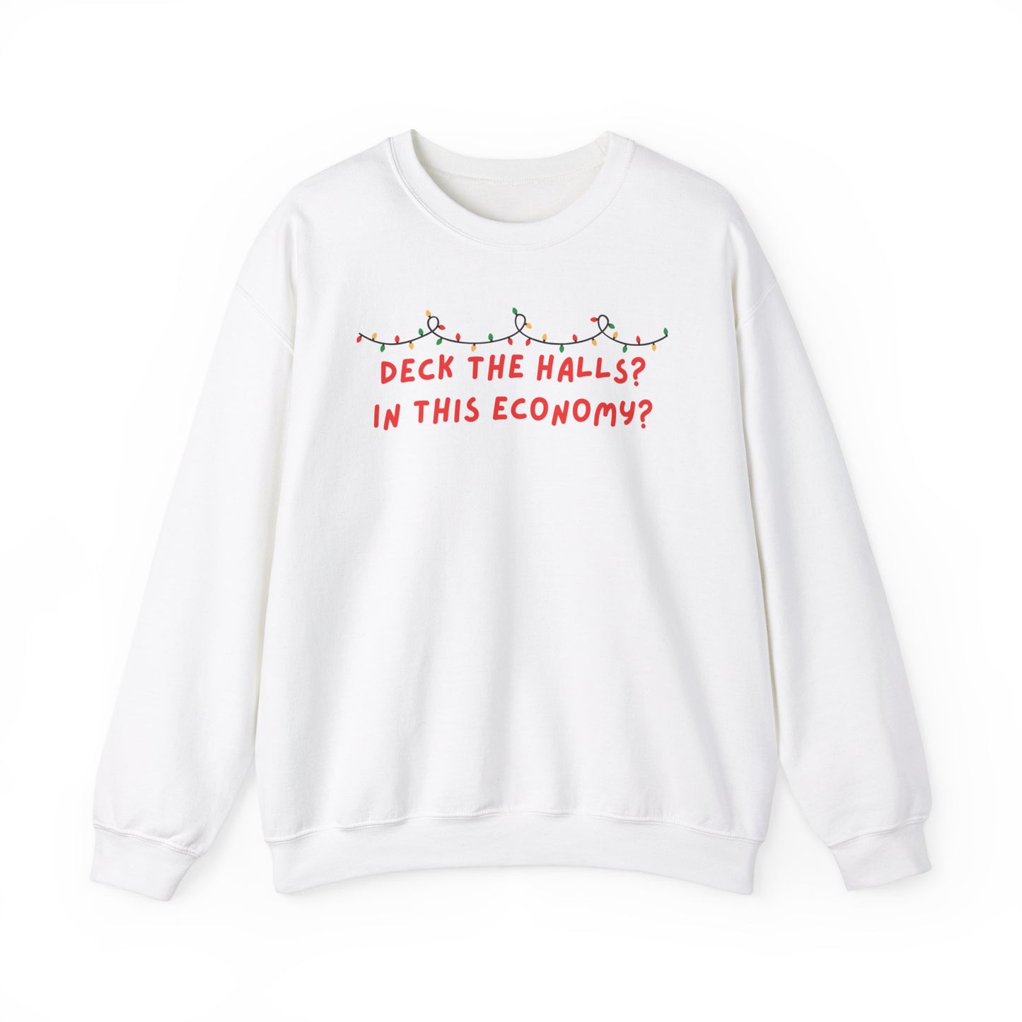 Deck The Halls printed sweatshirt - Tired Girl Apparel