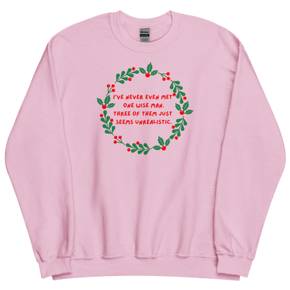 Three Wise Men printed sweatshirt - Tired Girl Apparel