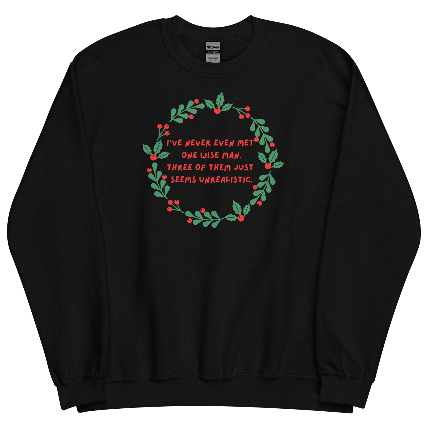 Three Wise Men printed sweatshirt - Tired Girl Apparel
