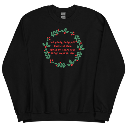 Three Wise Men printed sweatshirt - Tired Girl Apparel
