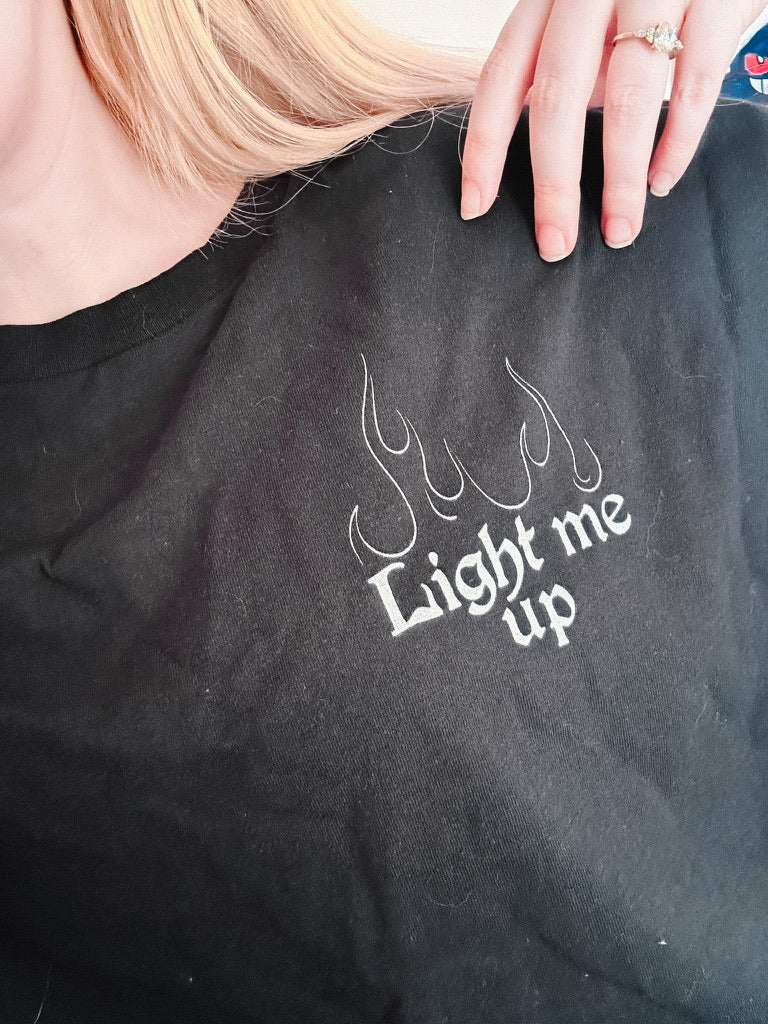 They're Burning All The Witches (Light Me Up) tee - Tired Girl Apparel