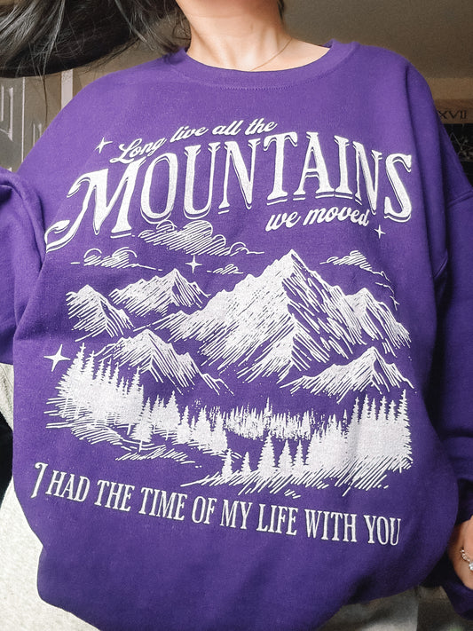 Long Live printed crewneck - Tired Girl Apparel