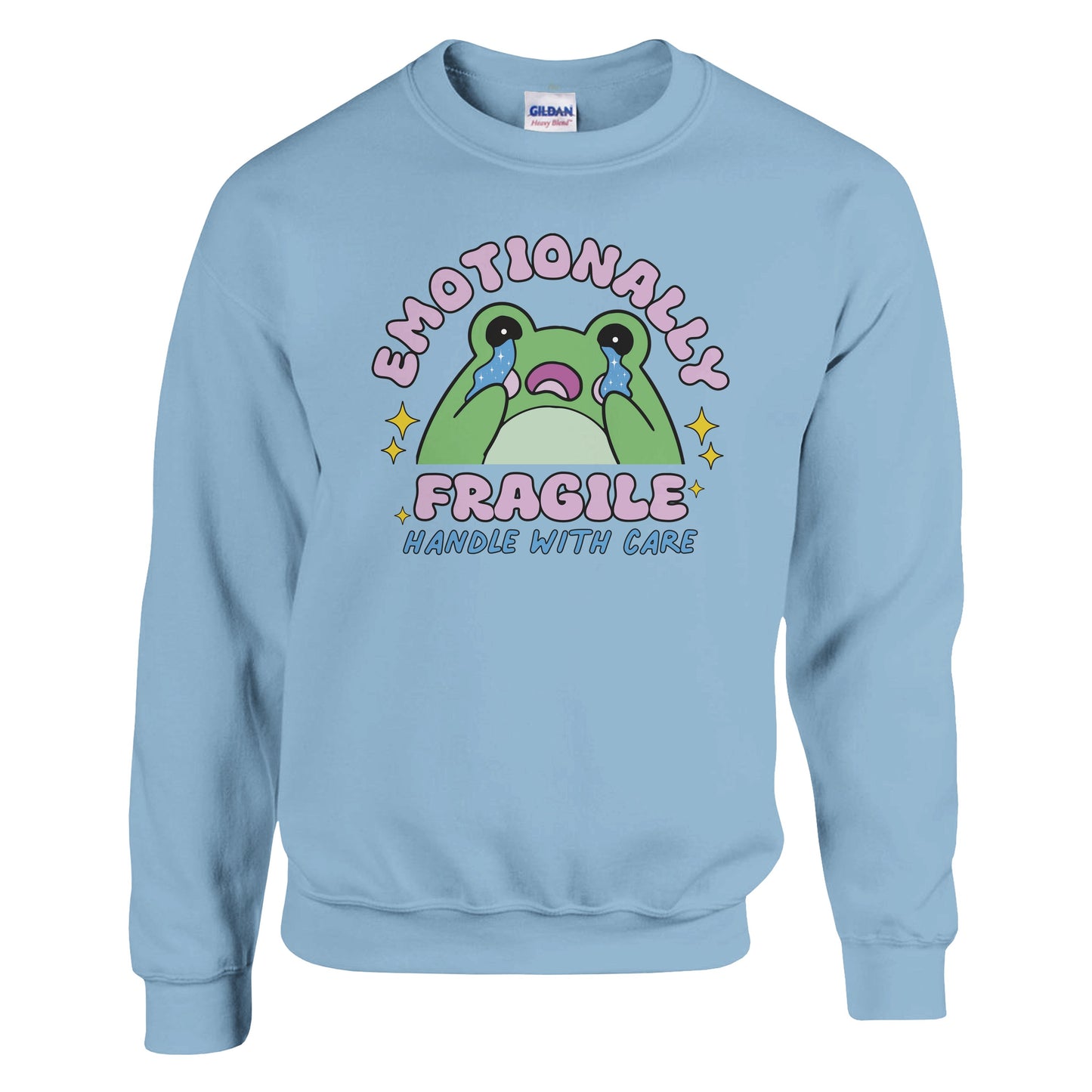 Emotionally Fragile printed crewneck