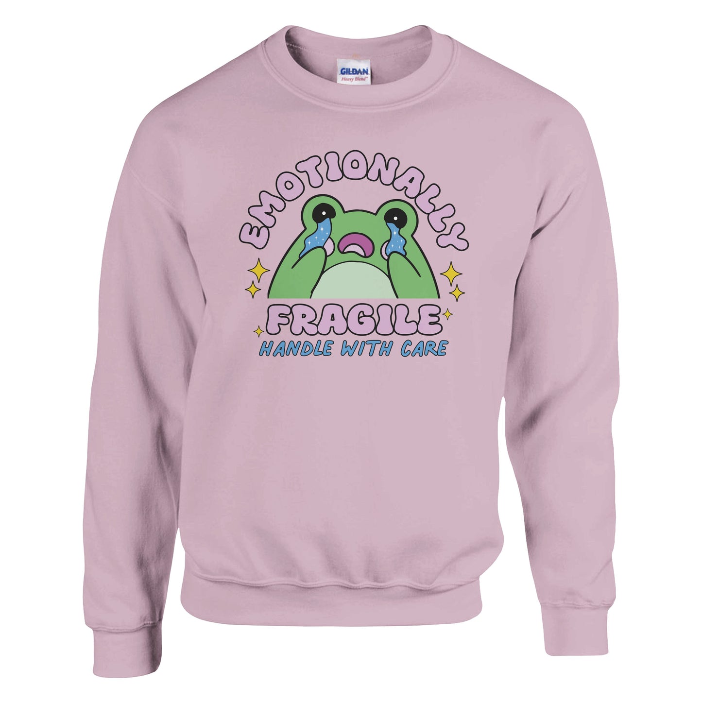 Emotionally Fragile printed crewneck