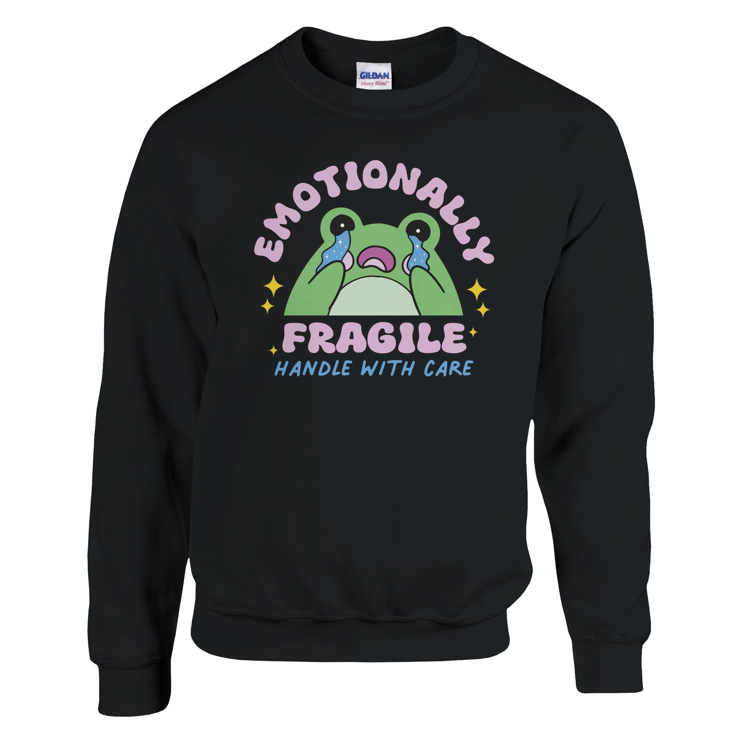 Emotionally Fragile printed crewneck