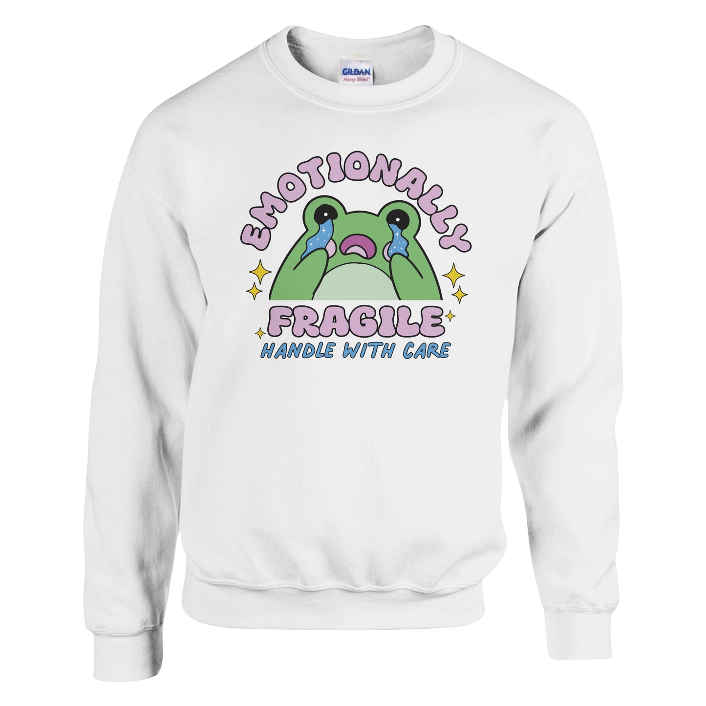 Emotionally Fragile printed crewneck