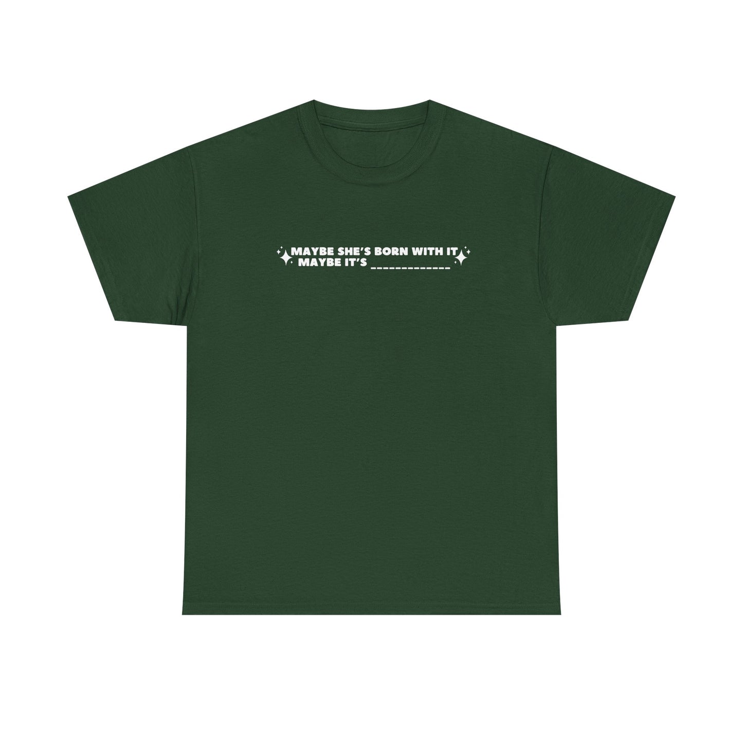 Maybe It's -Insert Medication Here- custom printed t-shirt - Tired Girl Apparel