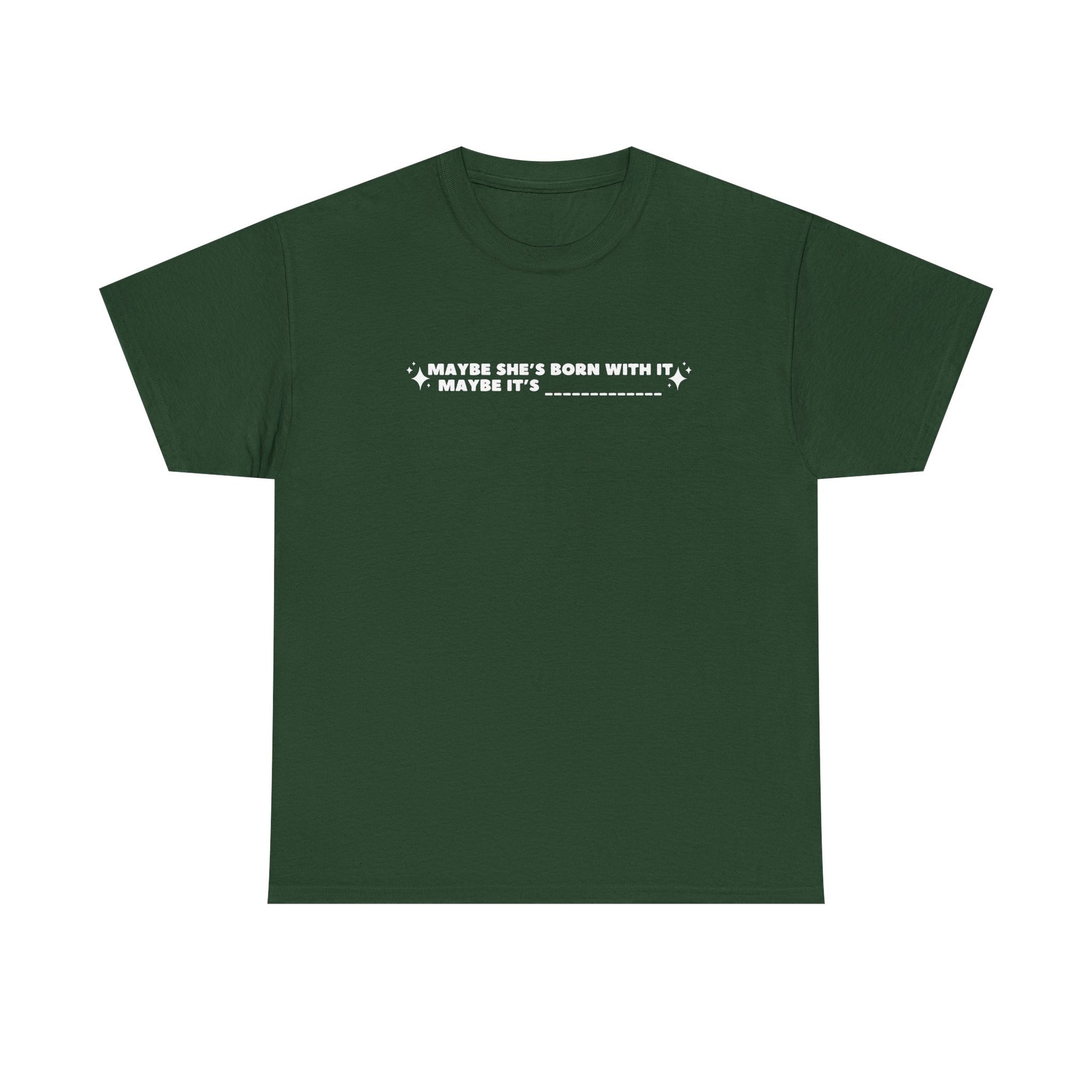 Maybe It's -Insert Medication Here- custom printed t-shirt - Tired Girl Apparel