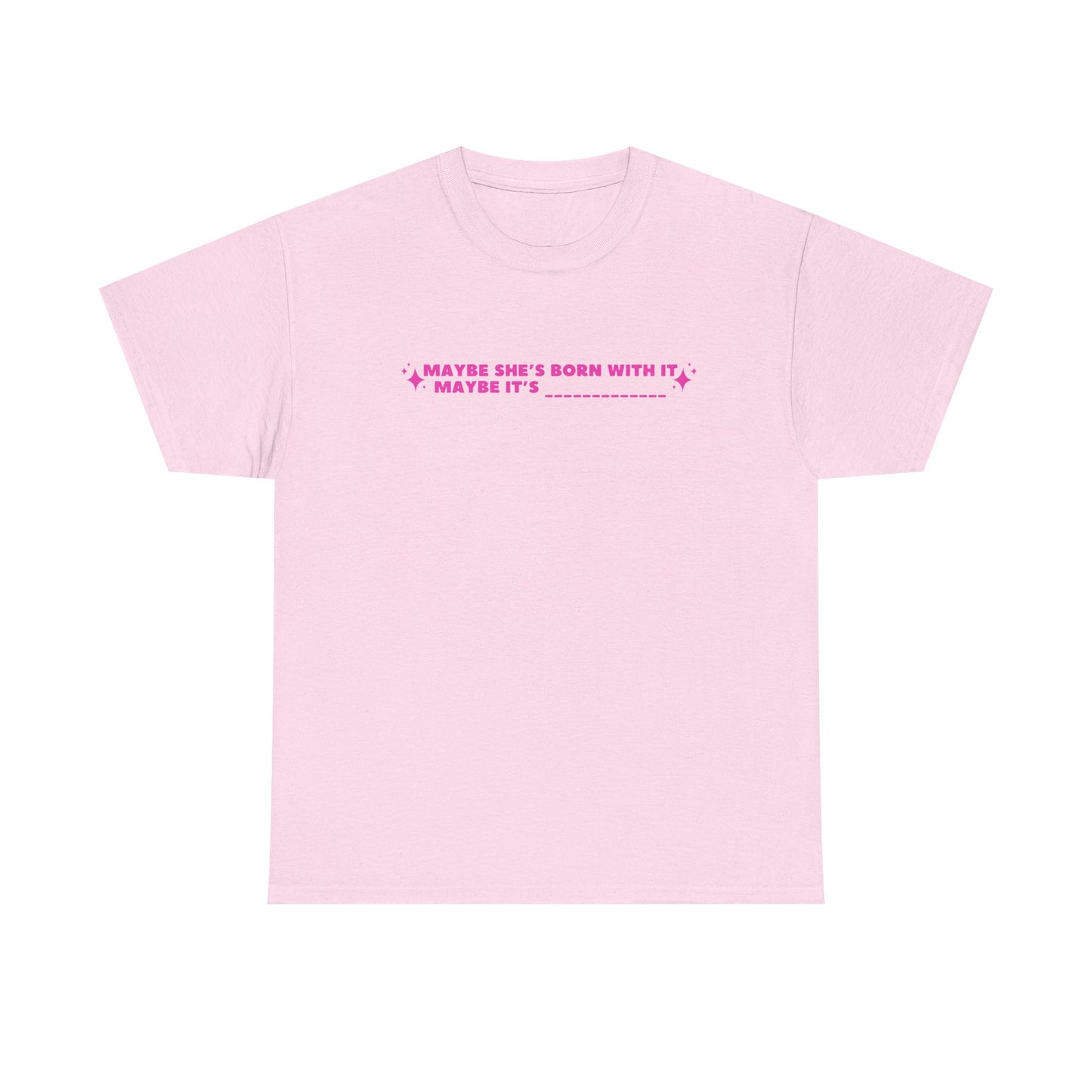 Maybe It's -Insert Medication Here- custom printed t-shirt - Tired Girl Apparel