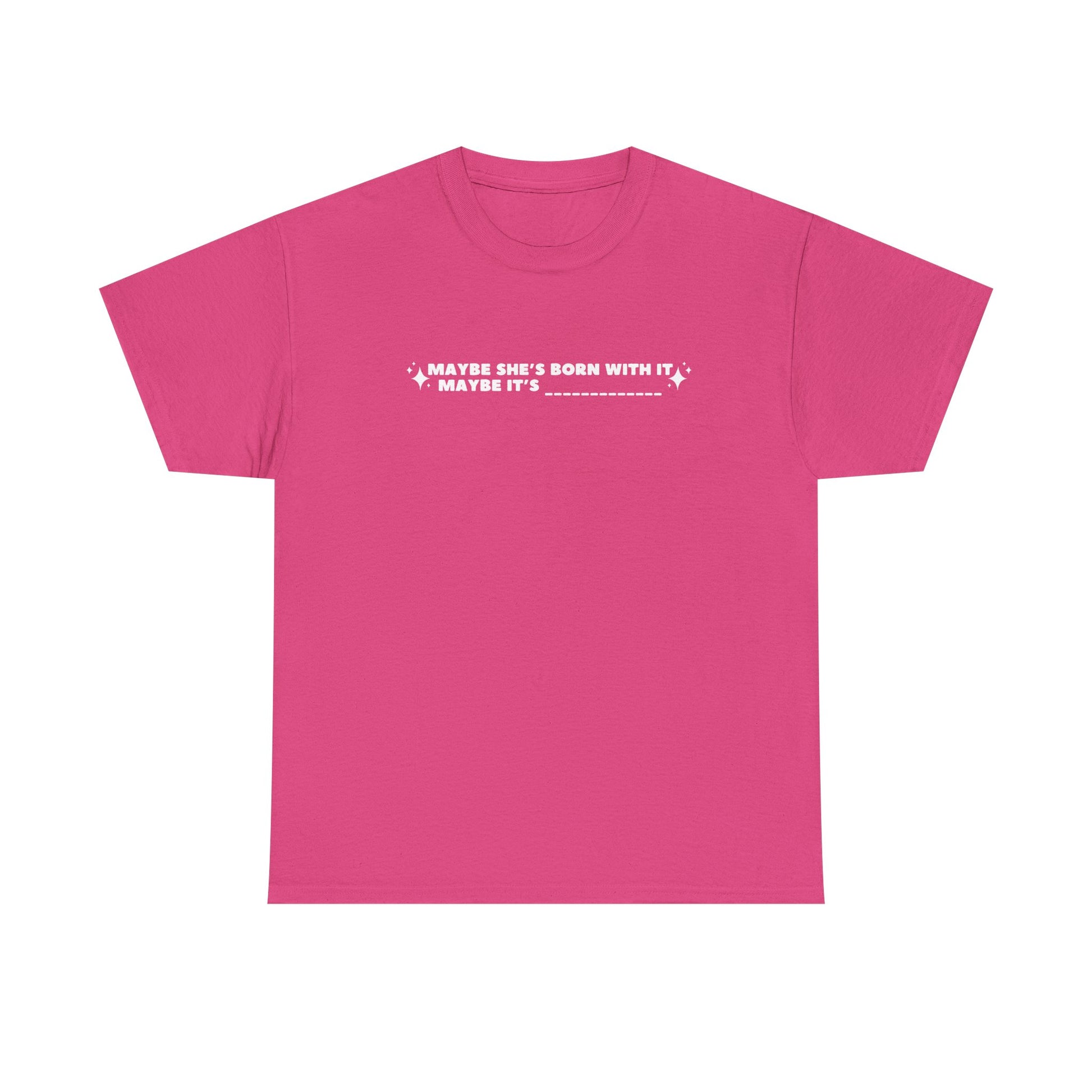 Maybe It's -Insert Medication Here- custom printed t-shirt - Tired Girl Apparel
