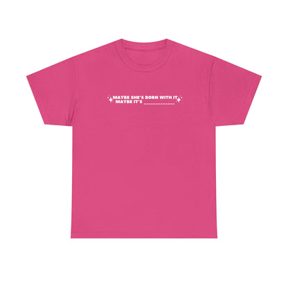 Maybe It's -Insert Medication Here- custom printed t-shirt - Tired Girl Apparel