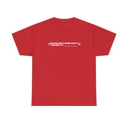 Maybe It's -Insert Medication Here- custom printed t-shirt - Tired Girl Apparel