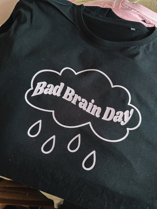Bad Brain Day printed t-shirt - Tired Girl Apparel