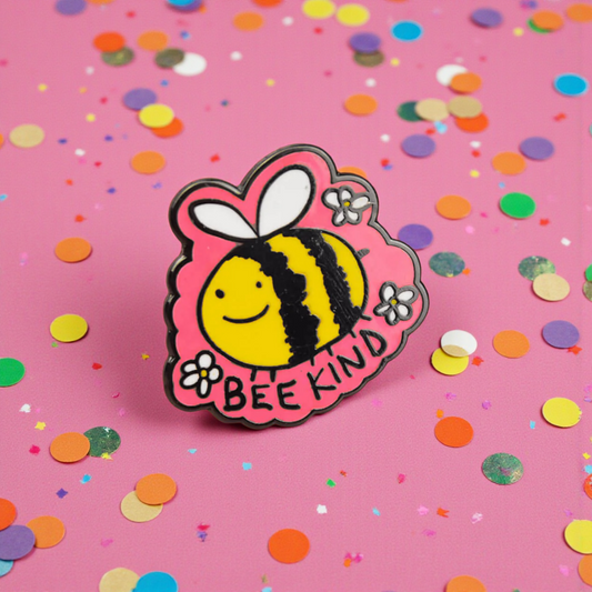 Bee Kind enamel pin