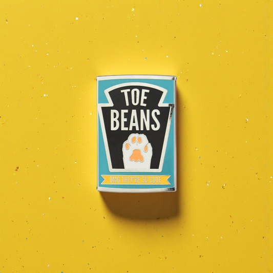 Toe Beans enamel pin