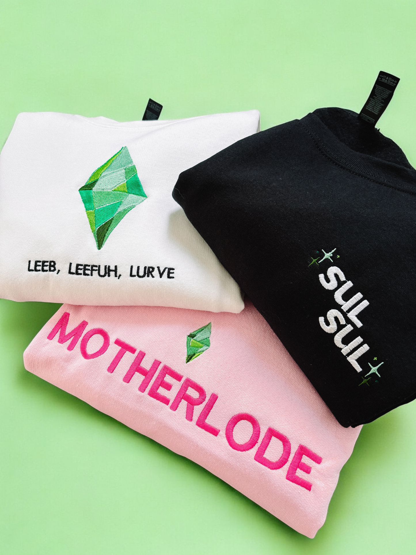 Motherlode embroidered crewneck sweatshirt