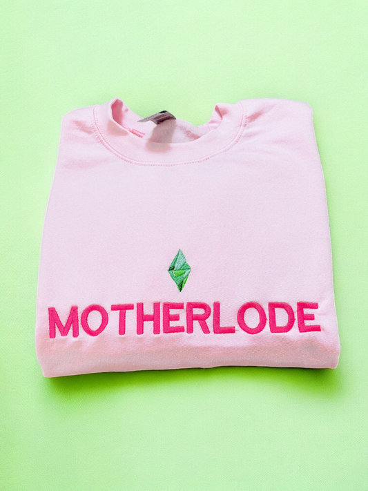 Motherlode embroidered crewneck sweatshirt