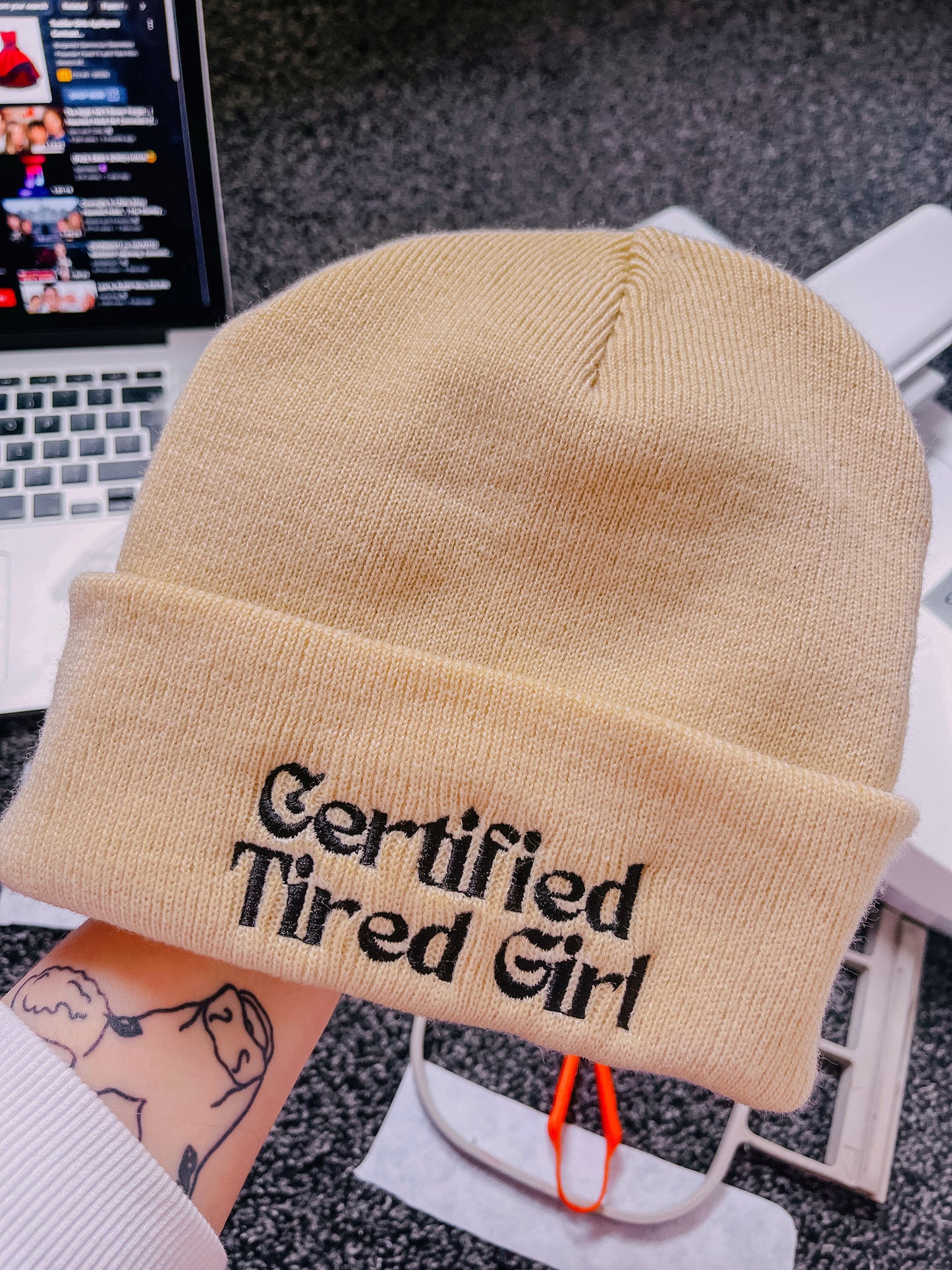 Certified Tired Girl Beanie